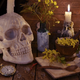 A sacrificial altar.